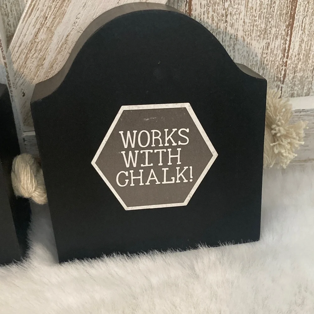 Target BP 2019 Tombstone Chalkboard Tabletop Signs - Black